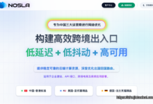 noslacloud高速美国VPS低至129元/年,强制CN2GIA+CUII+CMIN2高端线路!-主机小白