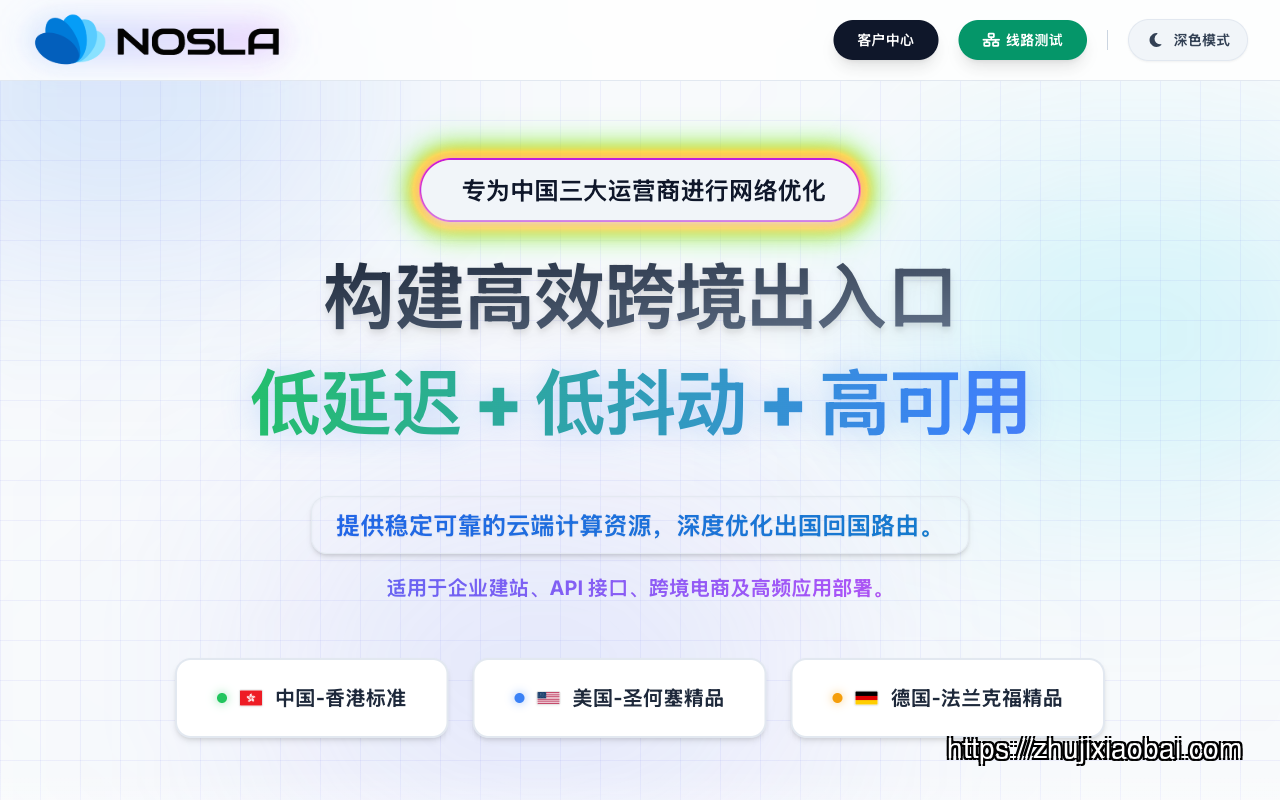 Nosla homepage