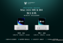 Casbay | 马来西亚Mac mini M6/M4独立主机 | 12核CPU 12核GPU / 10核CPU 10核GPU | 256GB | 100M不限流量 | $109/月起-主机小白